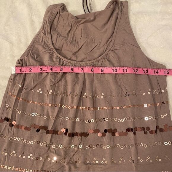 Kische tan sequence tank top large - Picture 5 of 6